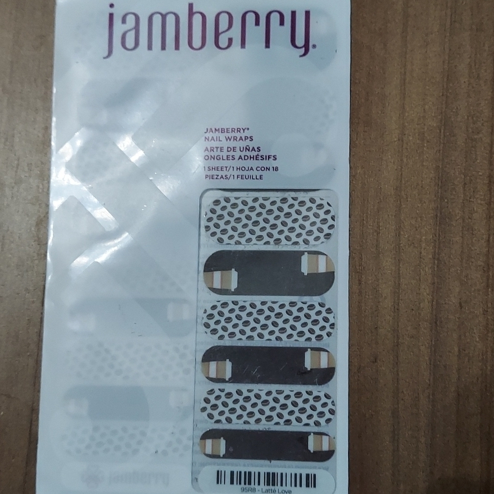 Nib Jamberry Nailstrips: Latte Love